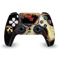 Head Case Designs Officially Licensed Friday The 13th 2009 Jason Voorhees Poster Graphics Vinyl Faceplate Sticker Gaming Skin Decal Cover Compatible with Sony Playstation 5 PS5 DualSense Controller