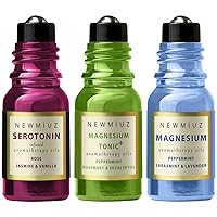 Essential Oils Blend for Calming Stress, Migraine Providing More Comfort for Your Mind and Wellbeing. Pack of 3