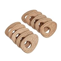ERINGOGO 10pcs Wooden Pendant Pendant Wooden Toy Wooden Chew Toy Teething Gift Wood Toys Wooden Teethers DIY Accessories Toys for Toothware Beech Cartoon Child