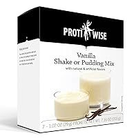 ProtiWise – 15g Protein Shake & Pudding | Vanilla | 7/Box | Weight Loss, Diet, Keto-Friendly, Hunger Control, Meal Replacement | Gluten Free, Low Calorie, Low Carb, Low Sugar