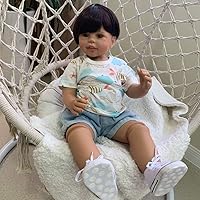 28inch 70cm Reborn Toddler Boy Doll Lifelike Artist Desgin Ball Jointed Doll Real Child Model Collectible Doll High Qualtity Masterpiece Children Clothes