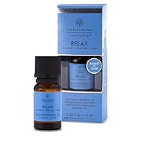 100% Pure Essential Diffuser Oil, 10ml, Relax (Lavender Rosemary Sage)