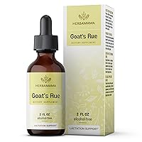 HERBAMAMA Goat's Rue Liquid Extract 2 fl oz - Galega Officinalis Nutritional Supplement - Promotes Milk Flow, Lactation & Mammary Tissue Development Drops - Non-GMO Support for Breastfeeding