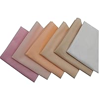 6Pcs Skin Color Fleece Fabric Polyester Loop Fabrics can Sewing Doll Velvet Felt DIY Stuff Doll 24x24CM (48x48 cm, Skin)