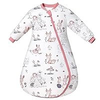 Baby Sleep Sack 1.0 TOG,Thermostatic Infant Wearable Blanket Removable Sleeves