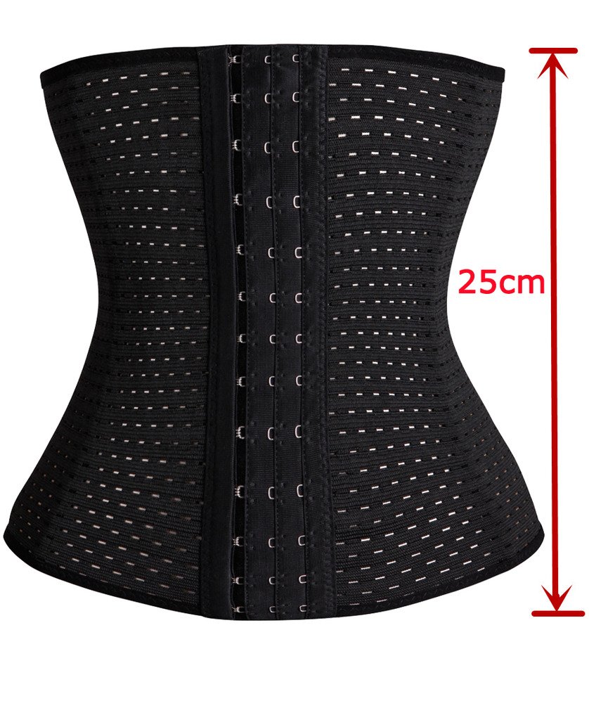 Waist Trainer Corset for Women Sport Workout Body Shaper Tummy Control with Adjustable Hooks