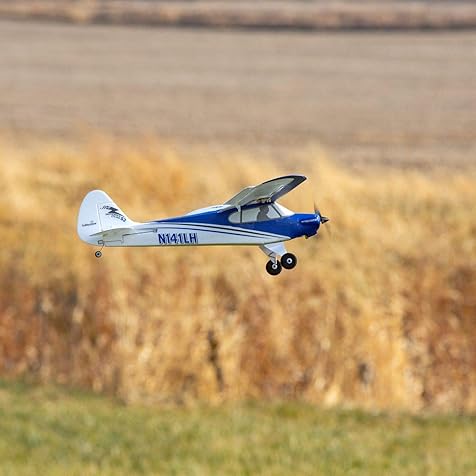 Sport Cub S 2 RC Airplane BNF Basic with Safe (Transmitter, Battery and Charger Not Included), HBZ44500, Blue & White