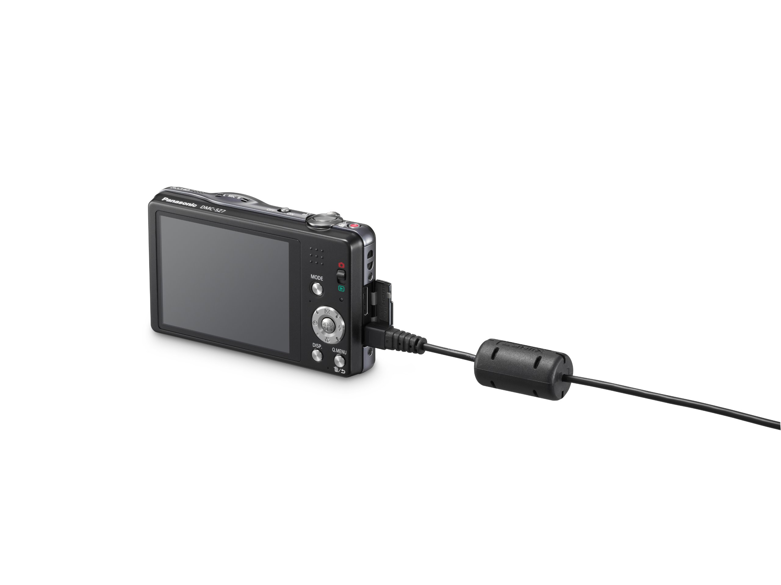 Panasonic Lumix SZ7 14.1 MP High Sensitivity MOS Digital Camera with 10x Optical Zoom (Black)