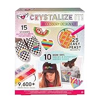 Fashion Angels CRYSTALLIZE IT! Crystal Painting Set Accessory Design Kit (12365) Rhinestone Paint by Number, Ages 8 and up