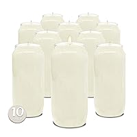 Hyoola 7 Day White Prayer Candles, 10 Pack - 6