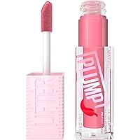 Lifter Gloss Lifter Plump, Plumping Lip Gloss with Chili Pepper and 5% Maxi-Lip, Blush Blaze, Sheer Pale Pink, 1 Count