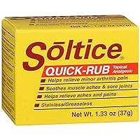Soltice Quick-Rub Topical Analgesic, 1.33 oz, Pack of 2