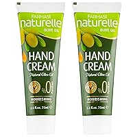 FARMASi 2-Pack Naturelle Olive Oil Hand Cream - Moisturizing Skin Care Nourishing Hydration Dry Skin Relief Softening Formula Gentle Daily Use Natural Ingredients