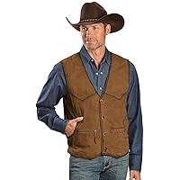 Scully Men's Suede Leather Vest - 900-142