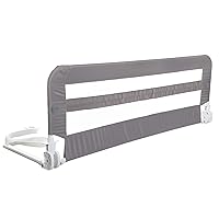 Sydney Toddler Bed Rail - Extra Long Swing Down Safety Guard Rail - Suitable for Flat Bed Bases up to Queen-Size Mattress - Portable Bed Rail for Toddlers, Kids, and Children