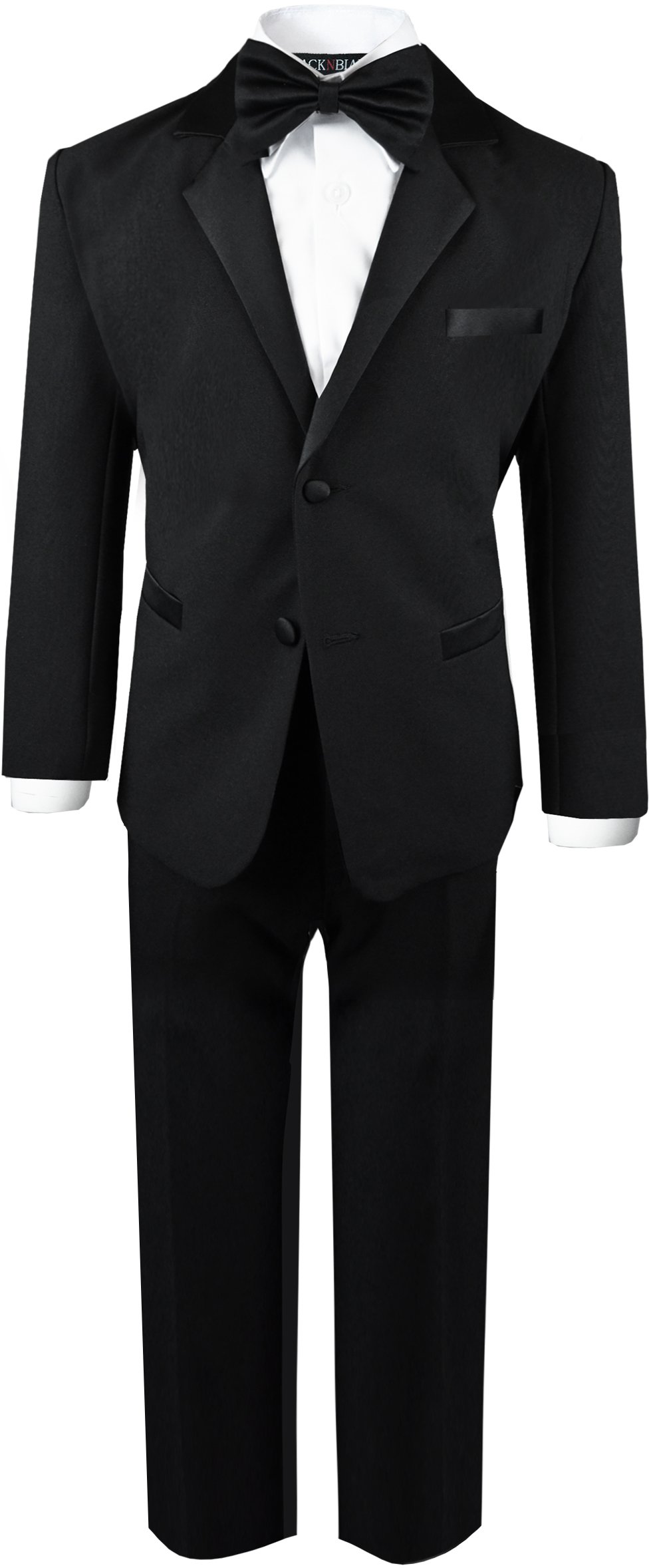 Black n Bianco Boy's Modern Tuxedo Dresswear Set