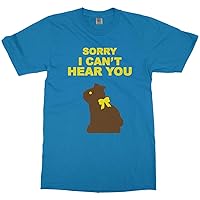 Sorry I Can't Hear You | Funny Chocolate Easter Bunny Youth T-Shirt