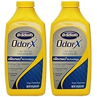 Odor X All Day Deodorant Powder-6.25 oz (Packaging May vary) (Pack of 2)