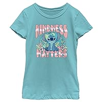 Disney Girl's Stitch Kindness T-Shirt