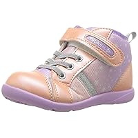 TSUKIHOSHI 2560 Star Strap-Closure Machine Washable Child Sneaker Shoe with Wide Toe Box and Slip-Resistant, Non-Marking Outsole - for Toddlers and Little Kids, Ages 1-8