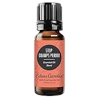 Edens Garden Stop Cramps Period Essential Oil Blend, 100% Pure & Natural Best Recipe Therapeutic Aromatherapy Blends- Diffuse or Topical Use 10 ml