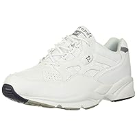 Propét Men's Stability Walker Walking Sneakers Medicare Approved Shoes, White, 11 XX-Wide
