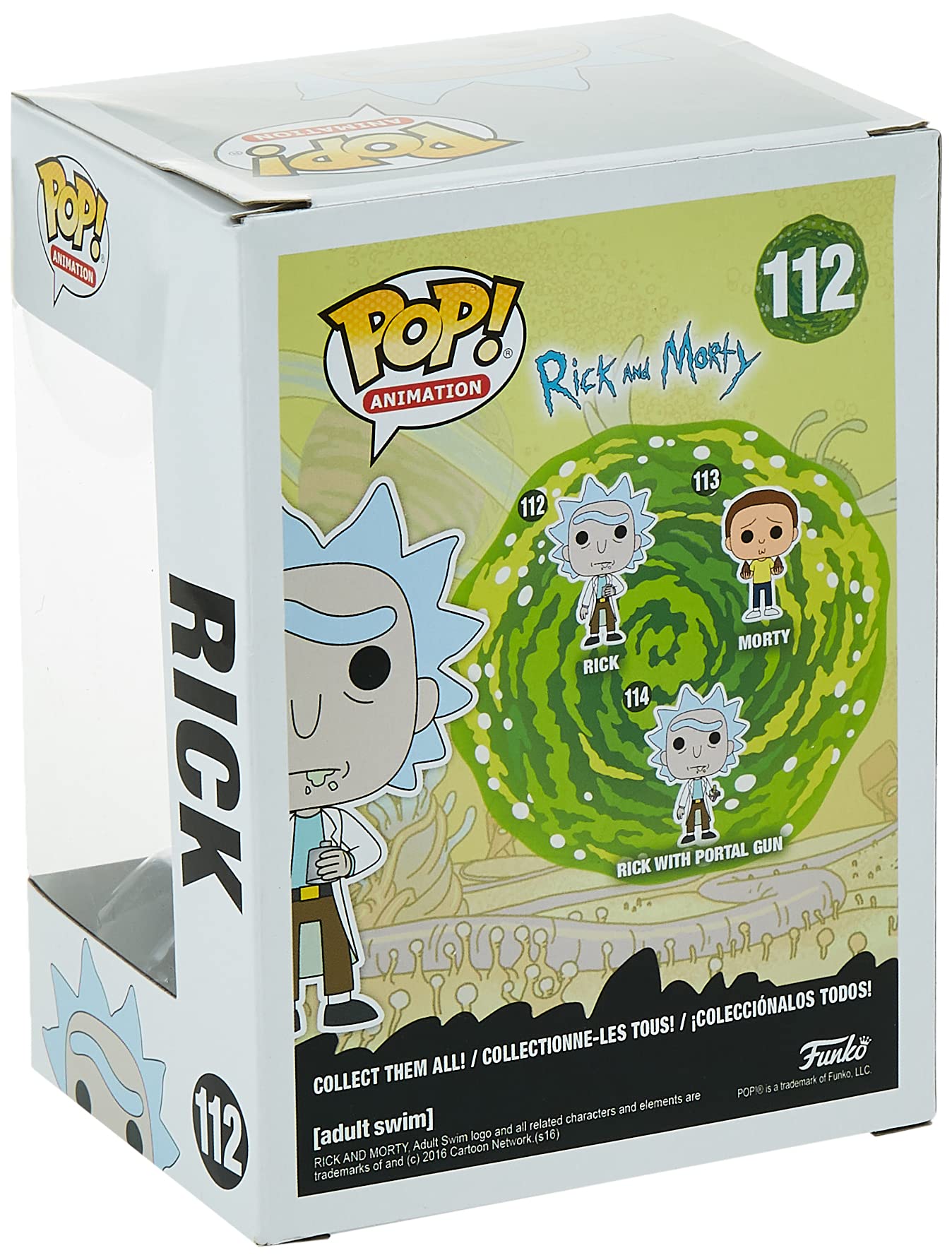 Funko POP Animation: Rick & Morty - Rick Action Figure