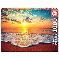 Educa - Sunset - 1000 Piece Jigsaw Puzzle - Puzzle Glue Included - Completed Image Measures 26.8