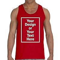 Personalized Tank Tops for Men- Custom Your Design Photo Picture Text DIY Gifts