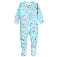 Unisex Baby Toddler Buttery-Soft Snug Fit Footed Pajamas with Viscose Made with Eucalyptus