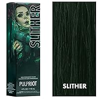 Slither Semi-Permanent Color Green, 4 Fl Oz (Pack of 1) Pulp Riot - Slither Semi-Permanent Color Green, 4 Fl Oz (Pack of 1)