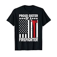 Funny Firefighter Sister Girls T-Shirt