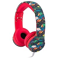 Snug Play+ Kids Headphones with Volume Limiting for Toddlers (Boys/Girls) - Monster Trucks