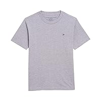 Tommy Hilfiger Boys' Short Sleeve Flag Solid Crew Neck T-Shirt