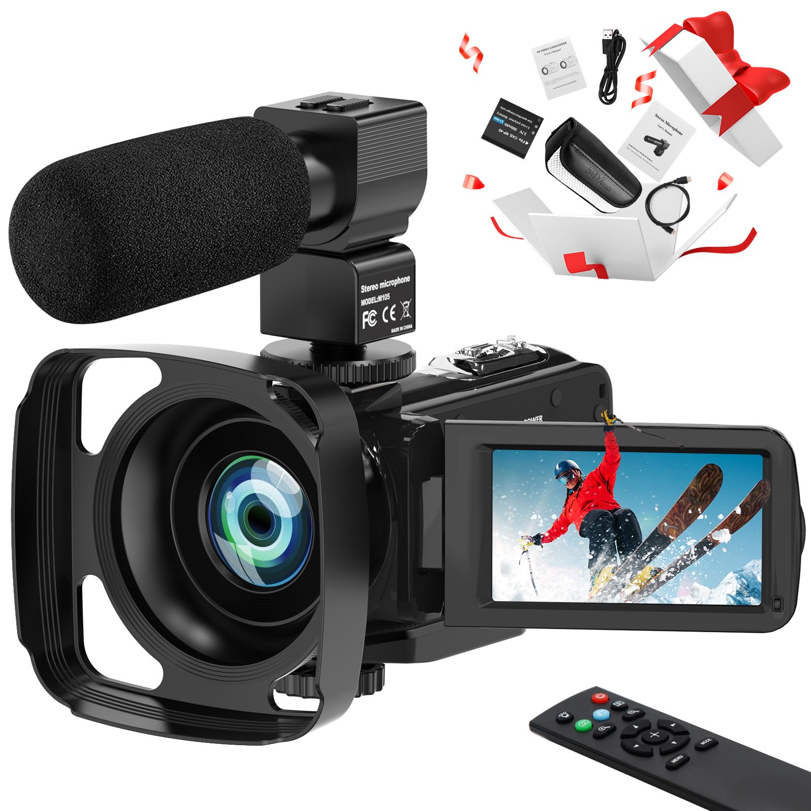 Aufoya Video Camera Camcorder, 3.0