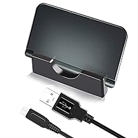 New 3DS Charger Station, Customized USB Charger Dock Only Compatible with Nintendo New 3DS/New 3DS XL with USB Charging Cable