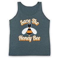 Men's Save The Honey Bee Protest Slogan Tank Top Vest