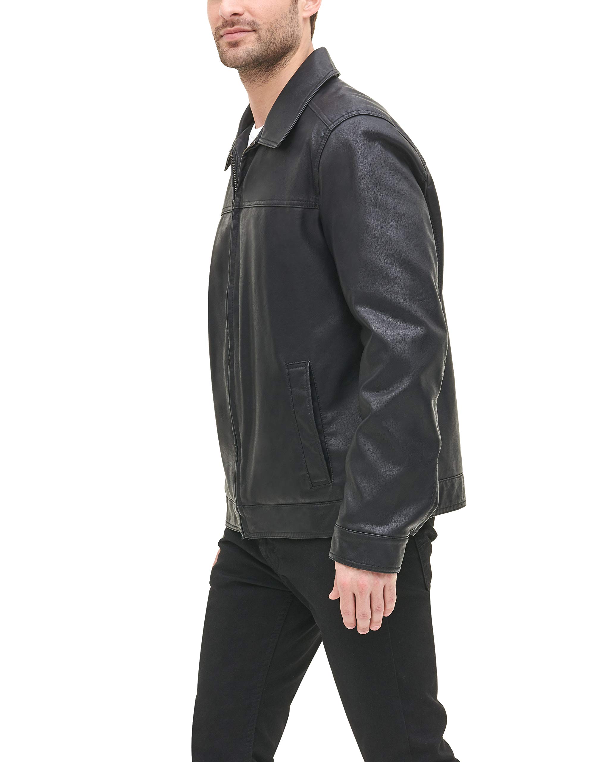 Tommy Hilfiger Men's Classic Faux Leather Jacket