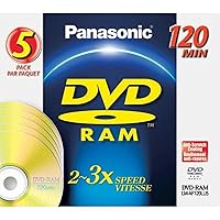 Panasonic DVD-RAMs (LM-AF120LU5)