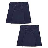 girls Button Skirt 2 Pack