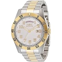 Invicta Men's 6693 II Gold-Plated Stainless Steel White Dial Watch