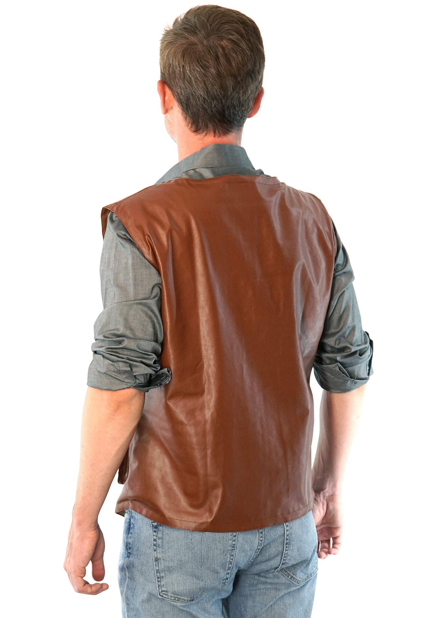 Mua ComfyCamper Jurassic Dinosaur Hunter Wrangler Cosplay Leather Vest for  Men trên Amazon Mỹ chính hãng 2023 | Giaonhan247