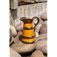 Miniature China vase/Pitcher || Lord Nelson Pottery, Made in England || Very Detailed Brown and Gold Colour