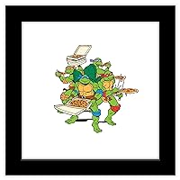 Trends International Gallery Pops Nickelodeon Teenage Mutant Ninja Turtles - Group Pizza Party Wall Art Wall Poster, 12