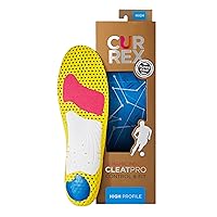 CURREX CleatPro Sport Insoles for Soccer Cleats, Football Cleats, & Field Sport Shoes – Stabilizing Inserts for a Secure Fit to Help Reduce Fatigue, Prevent Common Injuries – for Men & Women