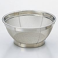 18-8 Shallow Colander 7.9 x 3.9 inches (20 x 10 cm), 8.1 oz (230 g), Kitchen Supplies, Restaurant, Stylish, Tableware, Commercial Use