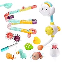 Bath Toy Bathtub Toy with Shower and Floating Toys, Fishing Game for Toddles and Babies
