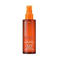 Lancaster Sun Beauty Dry Oil Fast Tan Optimizer SPF 50, 5 Ounce