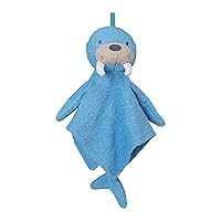 Manhattan Toy Walter Walrus Scrub-a-Dubbie Bathtime Puppet Washcloth for Infants, Toddlers and Kids
