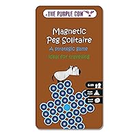 Magnetic Peg Solitaire Puzzle Game for Kids. Handheld Game. Reduced Screen time! Big TIME !.